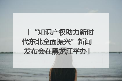 “知识产权助力新时代东北全面振兴”新闻发布会在黑龙江举办