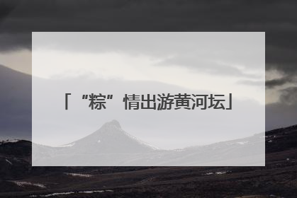 “粽”情出游黄河坛