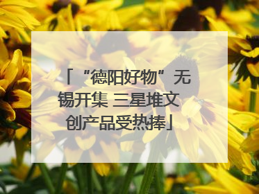 “德阳好物”无锡开集 三星堆文创产品受热捧