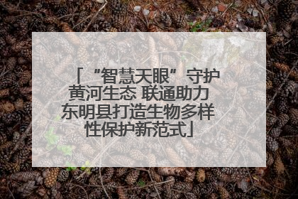 “智慧天眼”守护黄河生态 联通助力东明县打造生物多样性保护新范式