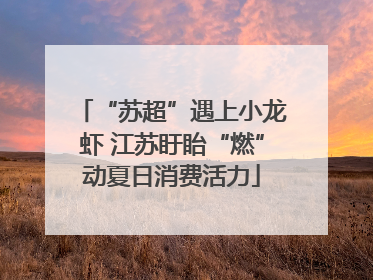 “苏超”遇上小龙虾 江苏盱眙“燃”动夏日消费活力