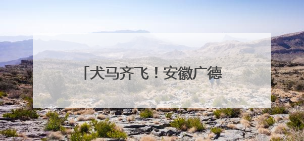 犬马齐飞！安徽广德打造文体旅新标杆