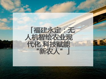 福建永定：无人机智绘农业现代化 科技赋能“新农人”