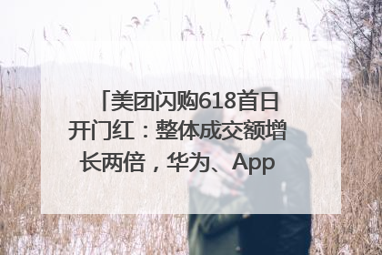 美团闪购618首日开门红：整体成交额增长两倍，华为、Apple、沃尔玛等近800个品牌翻倍增长