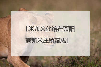 米芾文化馆在襄阳高新米庄镇落成