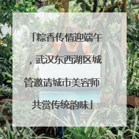 粽香传情迎端午，武汉东西湖区城管邀请城市美容师共赏传统韵味