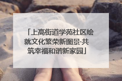 上高街道学苑社区绘就文化繁荣新图景·共筑幸福和谐新家园