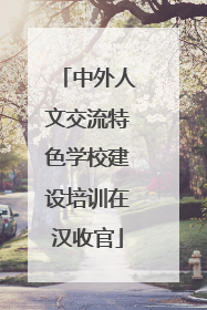 中外人文交流特色学校建设培训在汉收官