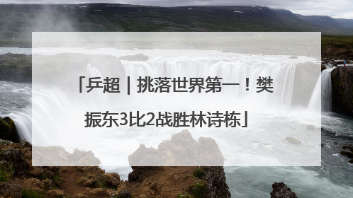 乒超｜挑落世界第一！樊振东3比2战胜林诗栋