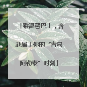 乘温馨巴士，奔赴属于你的“青岛阿勒泰”时刻