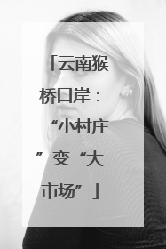 云南猴桥口岸：“小村庄”变“大市场”
