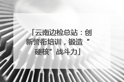 云南边检总站：创新警衔培训，锻造“硬核”战斗力