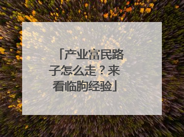 产业富民路子怎么走？来看临朐经验