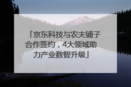 京东科技与农夫铺子合作签约，4大领域助力产业数智升级