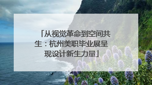 从视觉革命到空间共生：杭州美职毕业展呈现设计新生力量