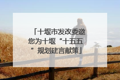 十堰市发改委邀您为十堰“十五五”规划建言献策