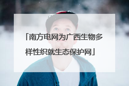 南方电网为广西生物多样性织就生态保护网