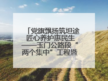 党旗飘扬筑坦途 匠心养护惠民生——玉门公路段“两个集中”工程暨示范桥创建项目圆满收官
