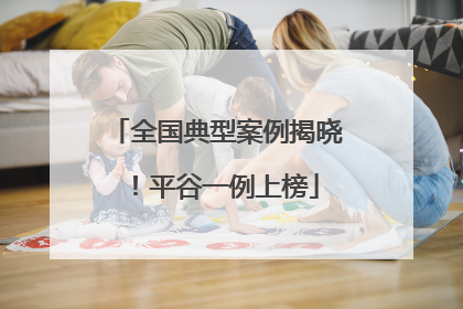 全国典型案例揭晓！平谷一例上榜