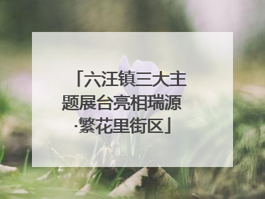 六汪镇三大主题展台亮相瑞源·繁花里街区