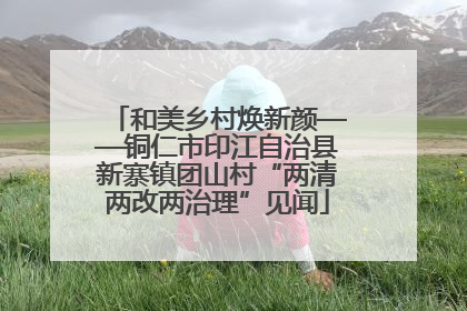 和美乡村焕新颜——铜仁市印江自治县新寨镇团山村“两清两改两治理”见闻