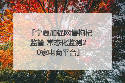 宁夏加强网售枸杞监管 常态化监测20家电商平台