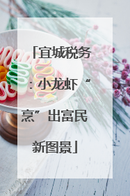 宜城税务：小龙虾“烹”出富民新图景