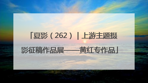 夏影（262）｜上游主题摄影征稿作品展——黄红专作品