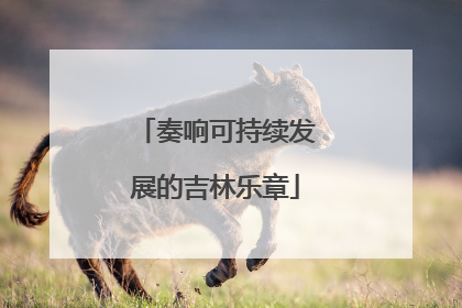 奏响可持续发展的吉林乐章