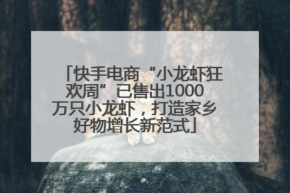 快手电商“小龙虾狂欢周”已售出1000万只小龙虾，打造家乡好物增长新范式