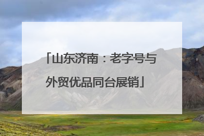 山东济南：老字号与外贸优品同台展销