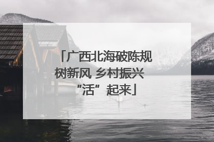 广西北海破陈规树新风 乡村振兴“活”起来