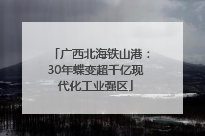 广西北海铁山港：30年蝶变超千亿现代化工业强区