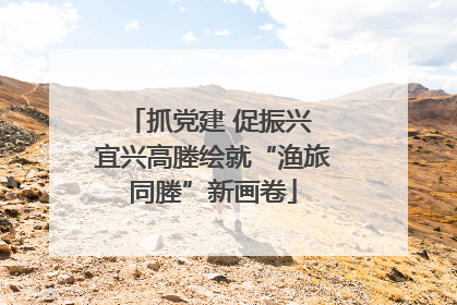 抓党建 促振兴 宜兴高塍绘就“渔旅同塍”新画卷