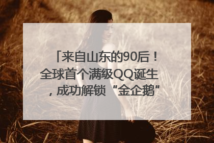 来自山东的90后！全球首个满级QQ诞生，成功解锁“金企鹅”，是继承父亲账号