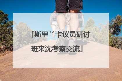 斯里兰卡议员研讨班来沈考察交流