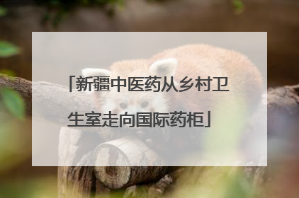 新疆中医药从乡村卫生室走向国际药柜