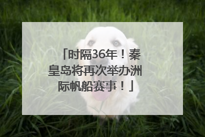 时隔36年！秦皇岛将再次举办洲际帆船赛事！