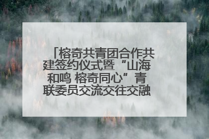 榕奇共青团合作共建签约仪式暨“山海和鸣 榕奇同心”青联委员交流交往交融活动在福州举行