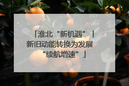 淮北“新机遇”丨新旧动能转换为发展“续航增速”