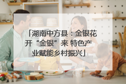 湖南中方县：金银花开“金银”来 特色产业赋能乡村振兴