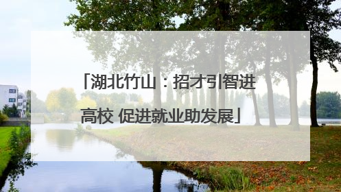 湖北竹山：招才引智进高校 促进就业助发展