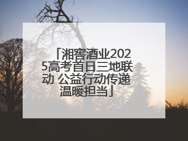 湘窖酒业2025高考首日三地联动 公益行动传递温暖担当