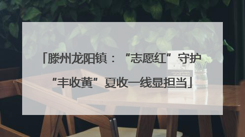 滕州龙阳镇：“志愿红”守护“丰收黄”夏收一线显担当