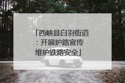 西峡县白羽街道：开展护路宣传 维护铁路安全
