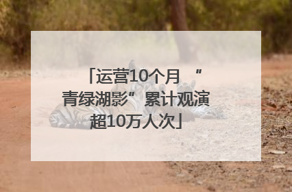运营10个月 “青绿湖影”累计观演超10万人次