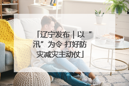 辽宁发布｜以“汛”为令 打好防灾减灾主动仗