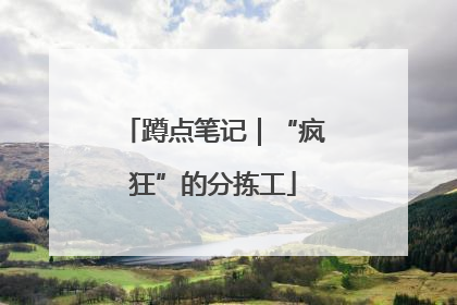 蹲点笔记｜“疯狂”的分拣工
