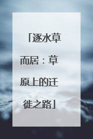 逐水草而居:草原上的迁徙之路