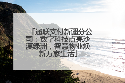 通联支付新疆分公司：数字科技点亮沙漠绿洲，智慧物业焕新万家生活
